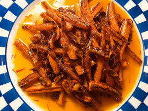 Coconut & Saffron Roasted Carrots