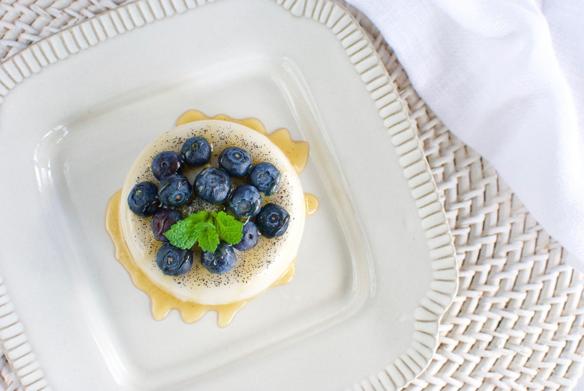 Coconut Milk and Madagascar Vanilla Bean Panna Cotta