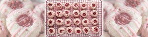 Pink Peppercorn Thumbprint Cookies with Raspberry-Lemon Curd