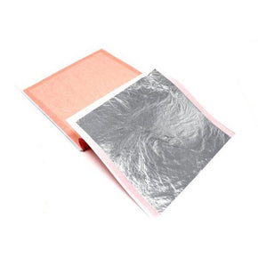 Edible Silver Leaf, Hard Press Transfer Sheets Metal leaf Slofoodgroup LLC