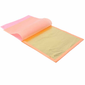 Loose Leaf Edible Gold Sheets, 24 Karat Metal leaf Slofoodgroup