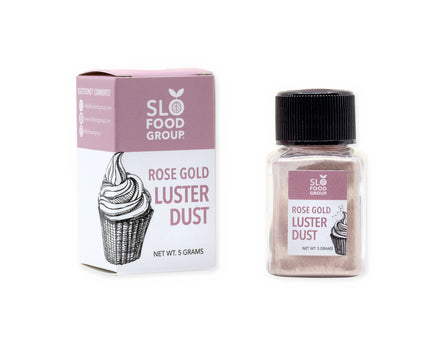 Rose Gold Luster Dust Edible Baking Decorations Slofoodgroup 