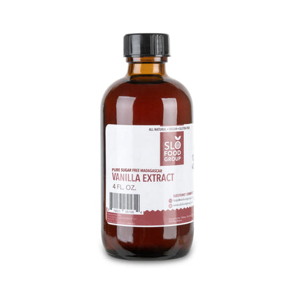Vanilla Extract Sugar- Free Pure Madagascar Bourbon Vanilla vanilla products Slofoodgroup 4 fl. oz.