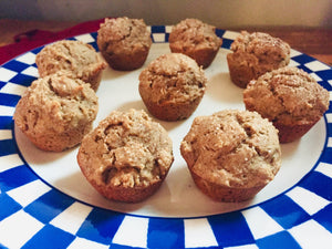 Apple Cinnamon Peanut Butter Cream Cheese Mini Muffins