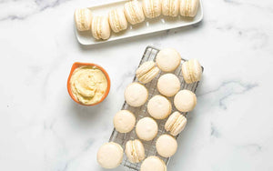 Cardamom Macarons with Vanilla and Orange Butter Cream