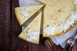 Cardamom Saffron Chiffon Pie