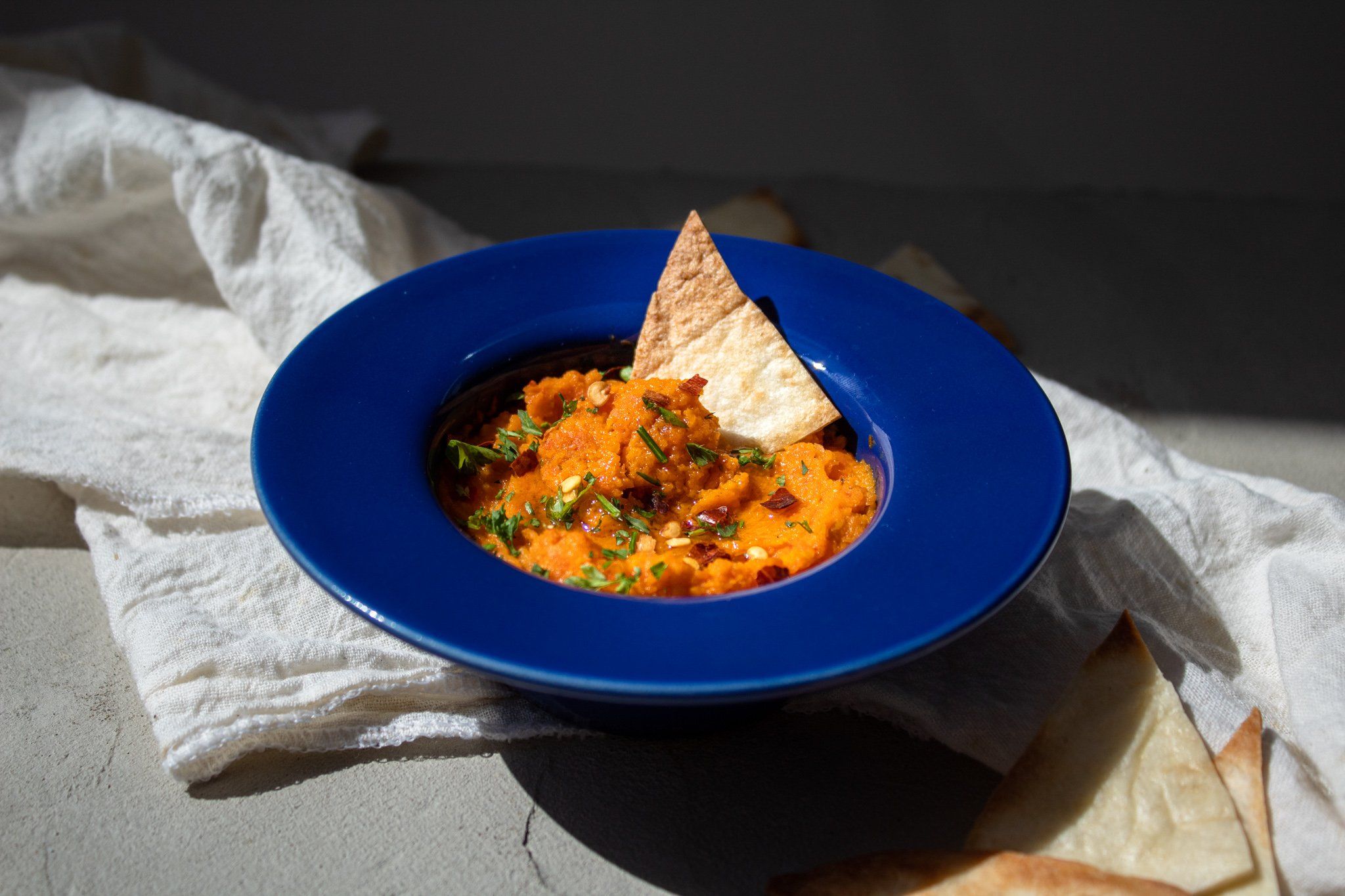 Chargrilled Carrot Saffron Dip