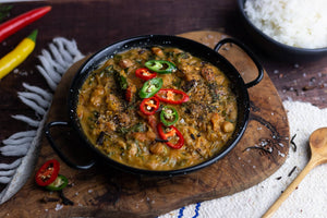 Chickpea and Kale Madras