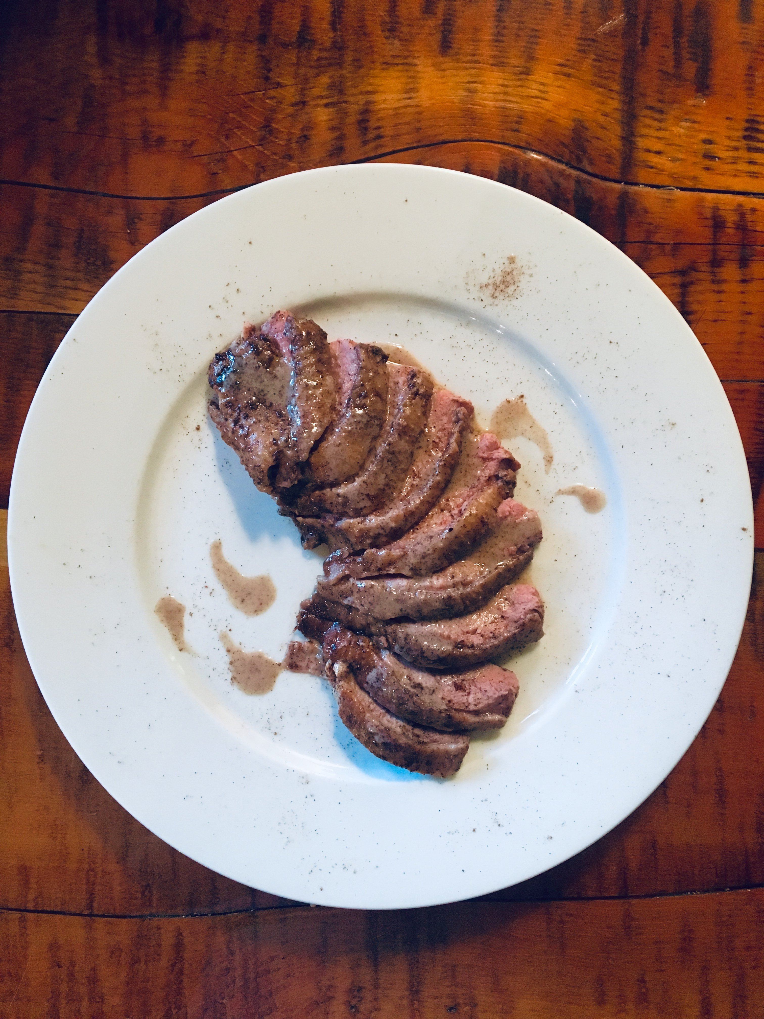 Cinnamon Spiced Smoked Duck