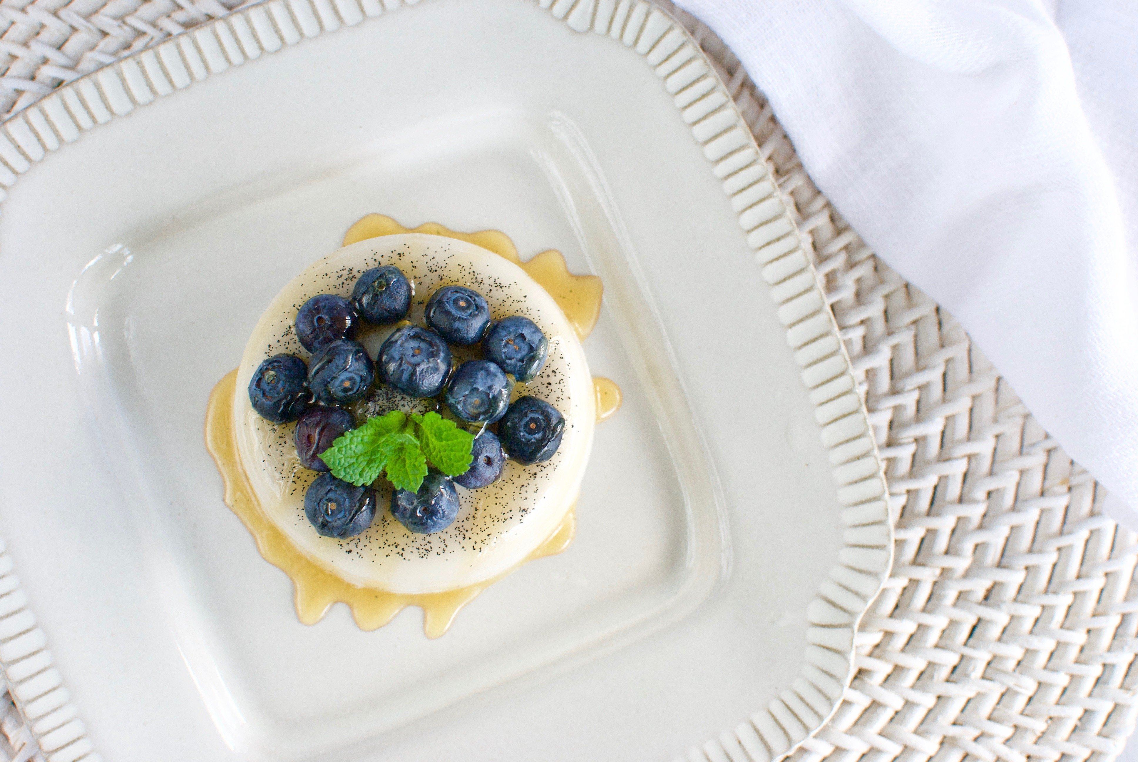 Coconut Milk and Madagascar Vanilla Bean Panna Cotta