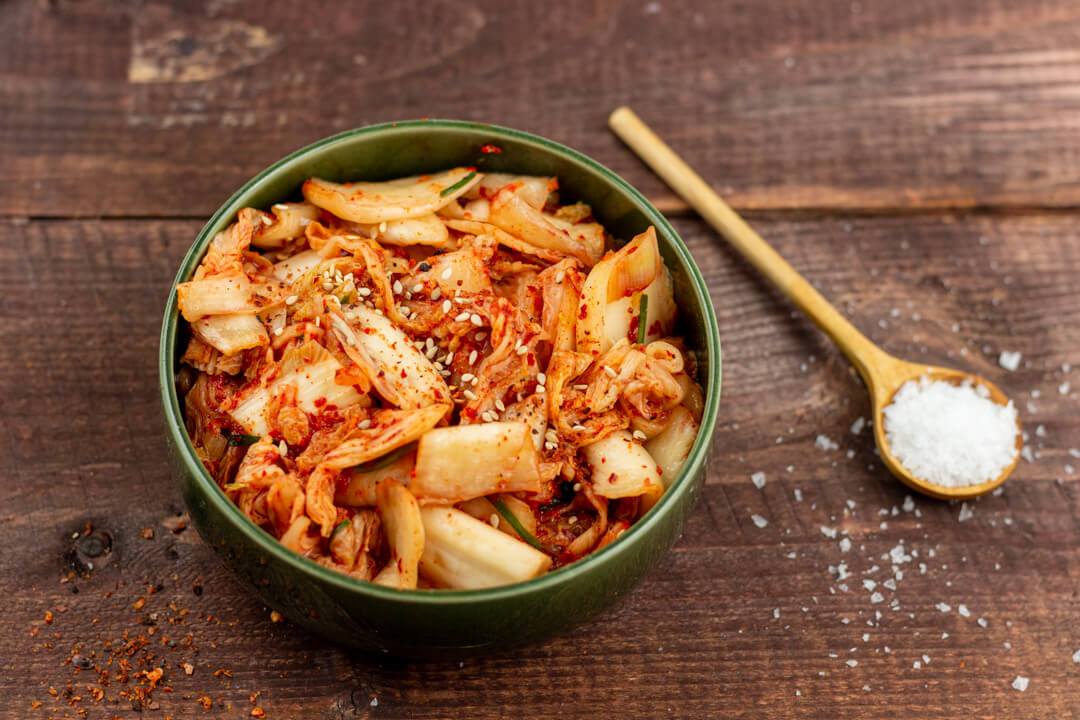 Kimchi casero receta fácil vegana - Divino Paladar ✔️