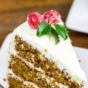 Gingerbread Cake with Vanilla Bean Frosting