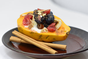 Hawaiian Papaya,Yogurt and Ceylon Cinnamon