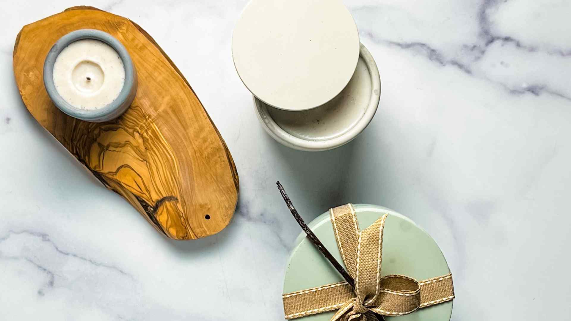 Homemade Vanilla Candles Using Powdered Vanilla