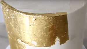 How to Apply Edible Gold Transfer Sheets to Cakes