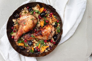 One pan Moroccan couscous chicken