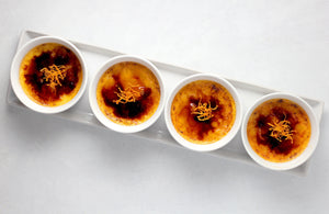 Orange Saffron Crème Brûlée