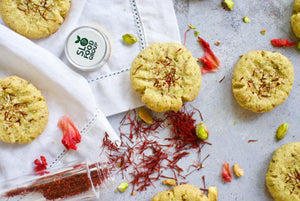 Pistachio & Saffron Cookies