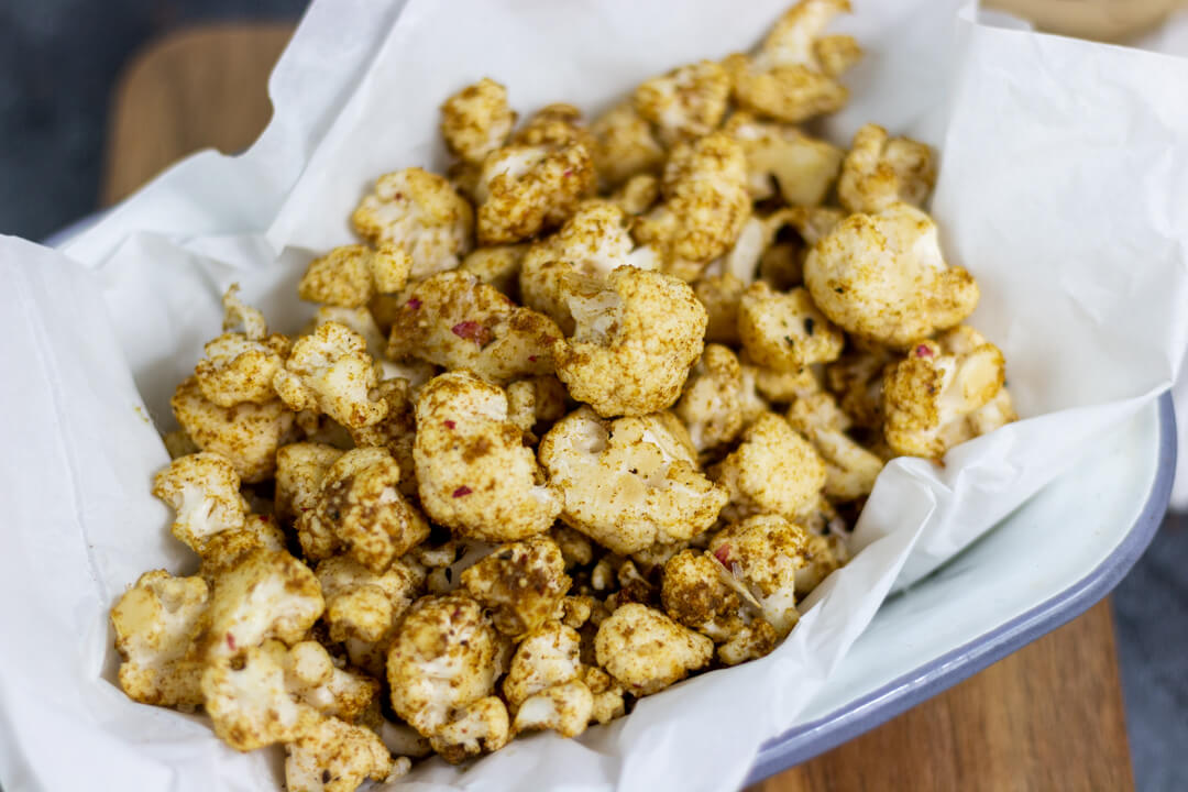 Ras el Hanout Cauliflower Popcorn