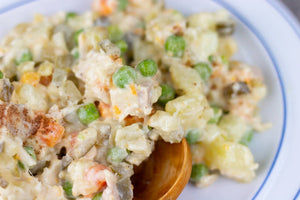 Russian Salad with a twist (Olivier Salad)