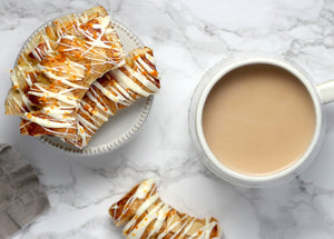 Saffron Cream-Filled Bear Claws