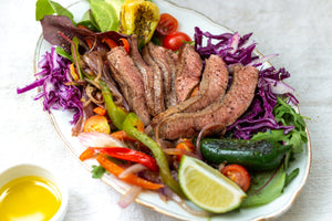 Warm Fajita Steak Salad