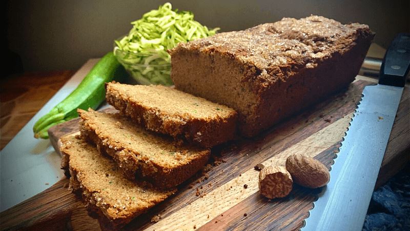 Zucchini Bread with Nutmeg