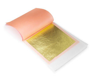 24K Edible Gold Transfer Sheets, Hard Press Metal leaf Slofoodgroup 