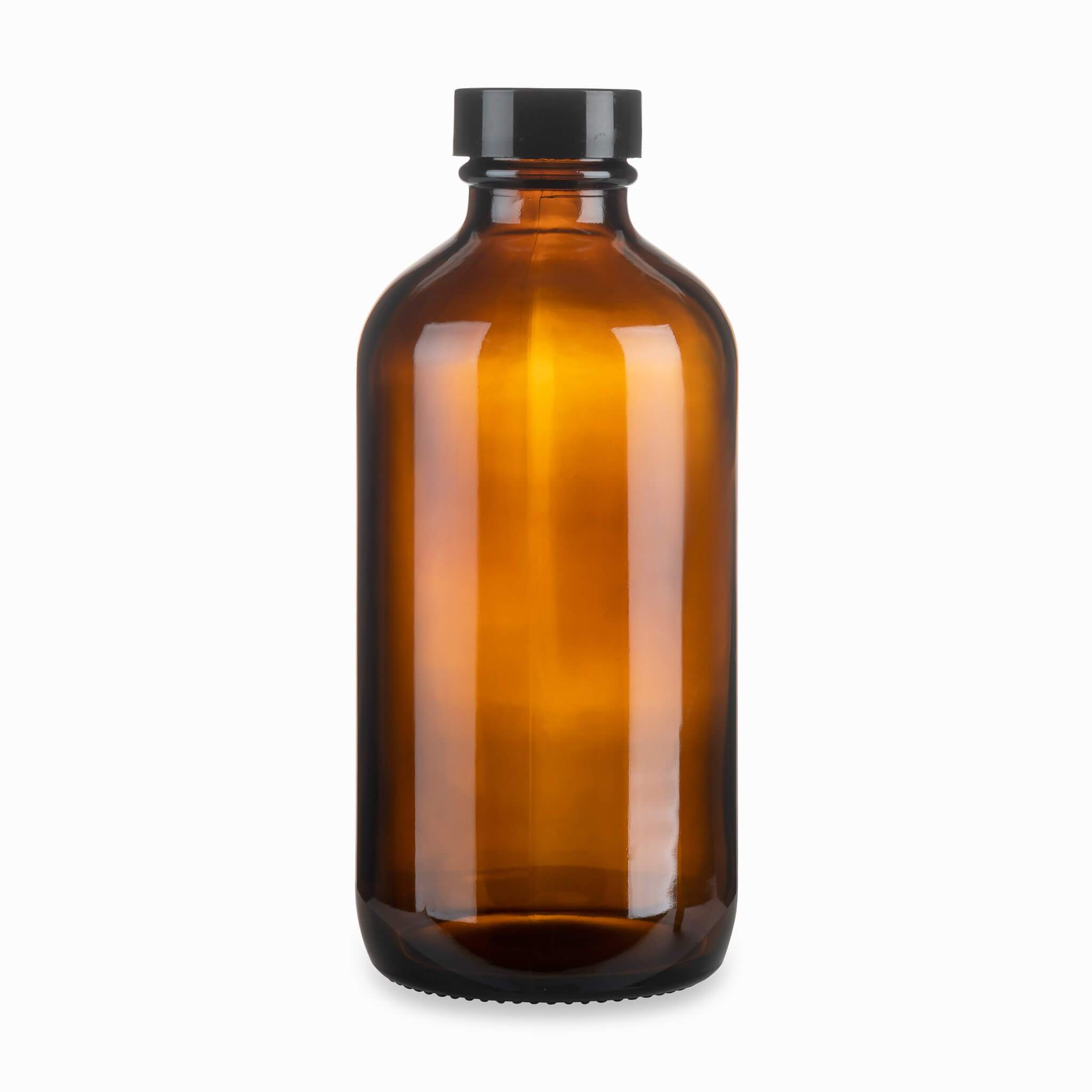 Amber Glass Bottle for Vanilla Extract, Boston Rounds tools Slofoodgroup 