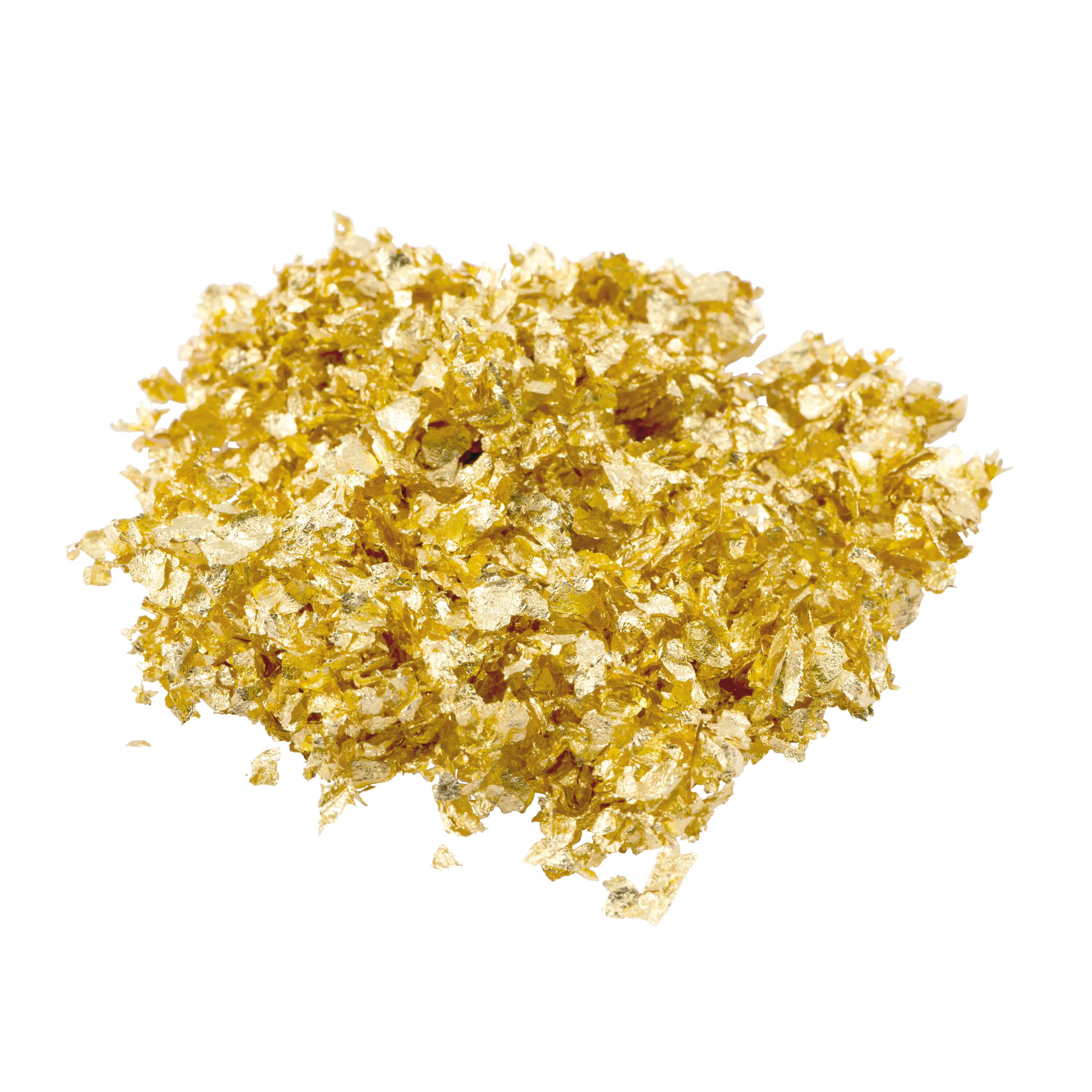 3 Glass Vials Of Real Gold, Silver, And Copper Flakes – 24kt Gold, Pure Silver, Copper – Craft Supply
