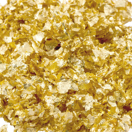Gold Flakes - Edible Gold Leaf Flakes for Garnishing and Decoration Metal leaf Slofoodgroup 