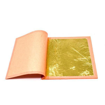 Loose Leaf Edible Gold Sheets, 24 Karat Metal leaf Slofoodgroup 