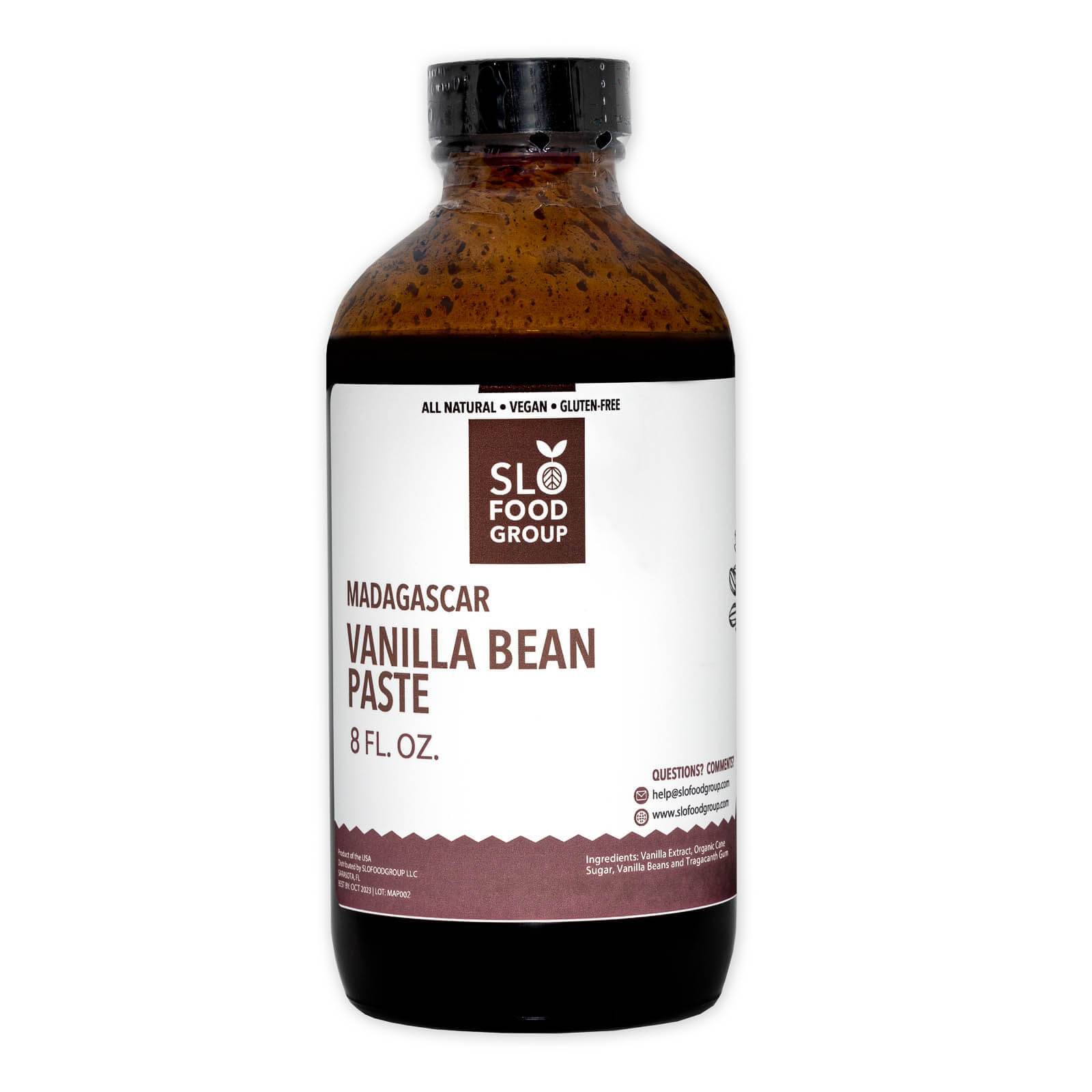 Madagascar Pure Bourbon Vanilla Bean Paste vanilla products Slofoodgroup 8 oz 