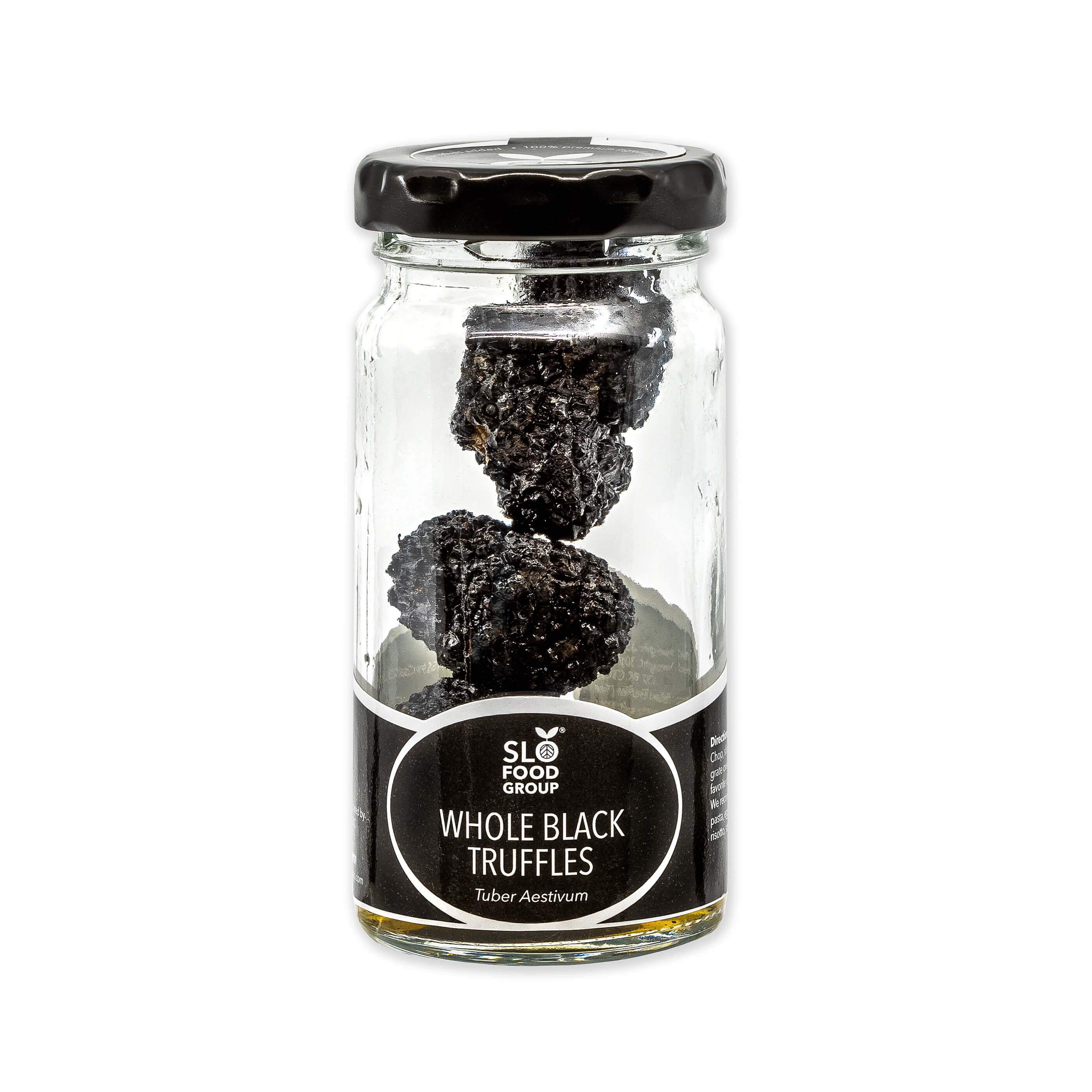 Slofoodgroup Black Truffles, Preserved Whole Black Truffles Tuber Aestivum Preserved in Brine 30 Gram Net Weight Truffles - Truffle Mushroom Gourm